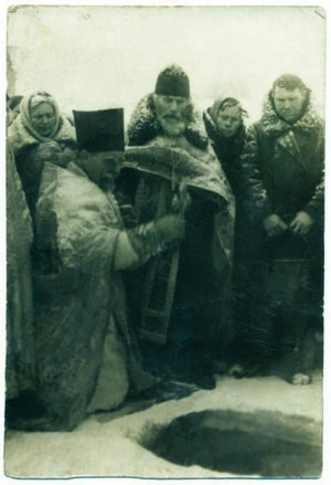 17.Полоцк. Освяще. воды в праздник Богоявления.Фото 1970 г.